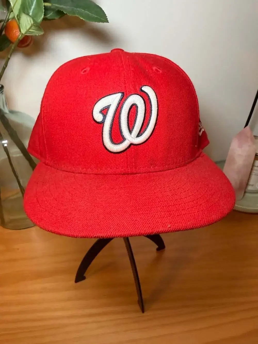 New Era Washington Nationals Red MLB Fitted Hat